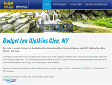 Tablet Screenshot of budgetinnwatkinsglen.com